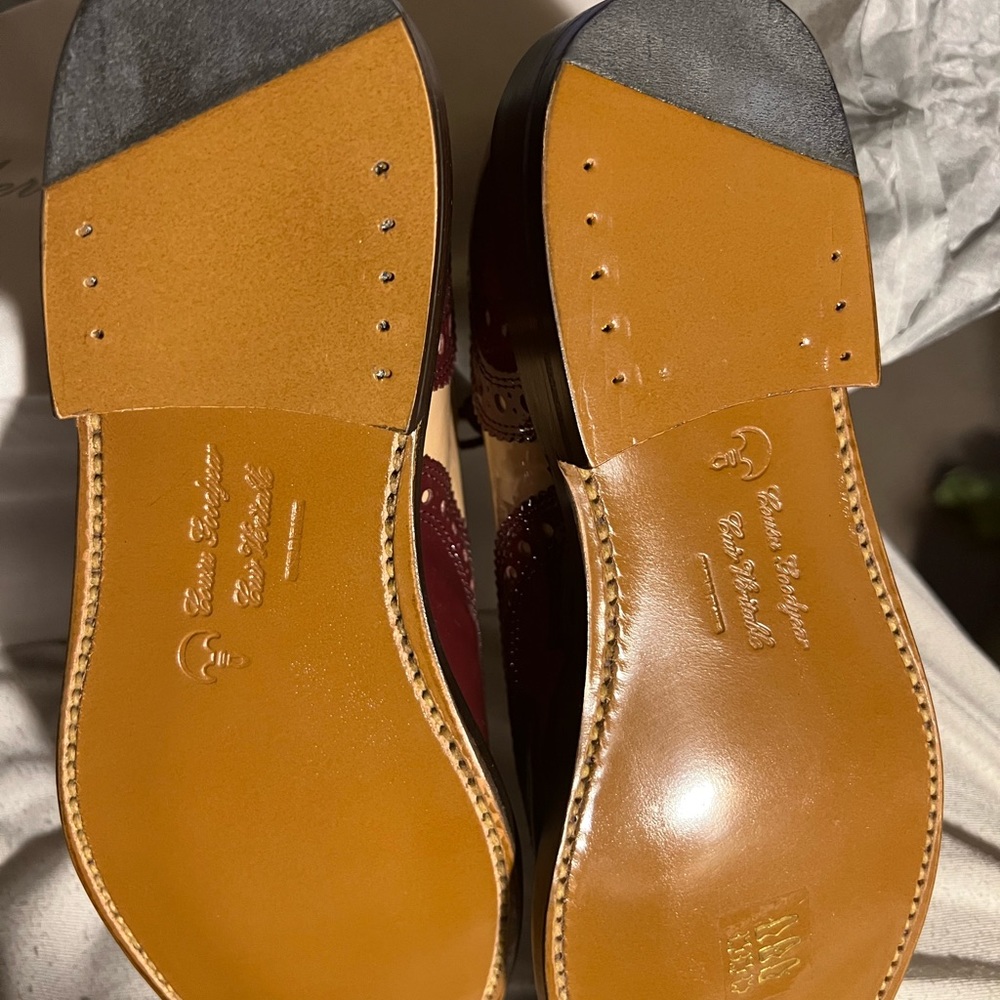 Size 36 Robert Clergerie -282600prune/Blanc/Tany DBL Verniprune item#3345548 - Picture 9 of 11